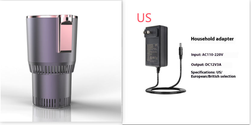 Smart Car Beverage Companion: Dual Heating & Cooling Solution for Your Travels