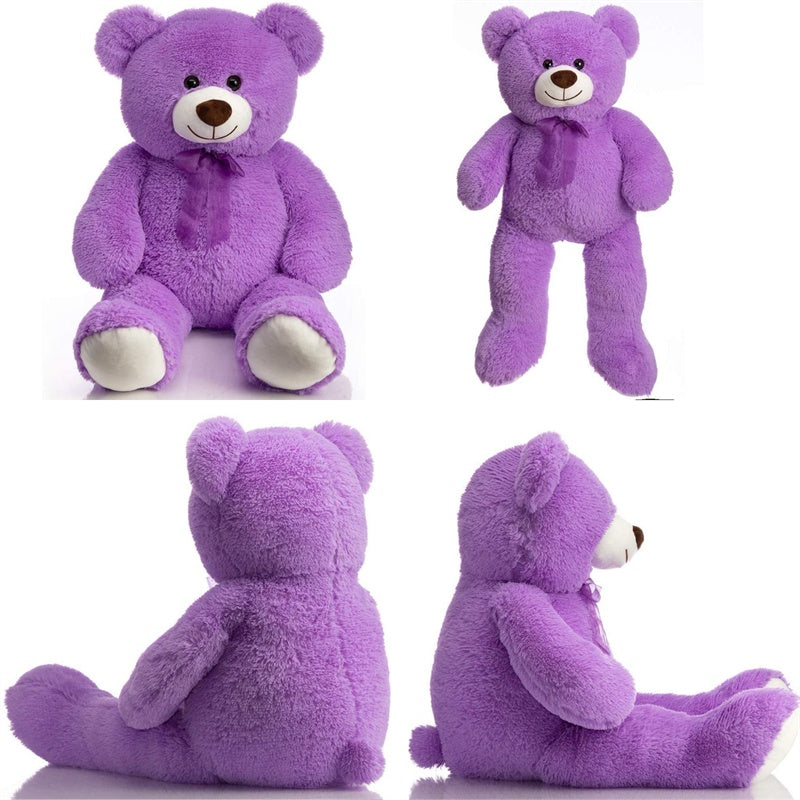Sleek Teddy Companion: Fashionable Plush Toy for Kids