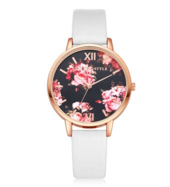 Elegant Rose Gold Watch: Fashionable Quartz Timepiece with Heart Design for Women