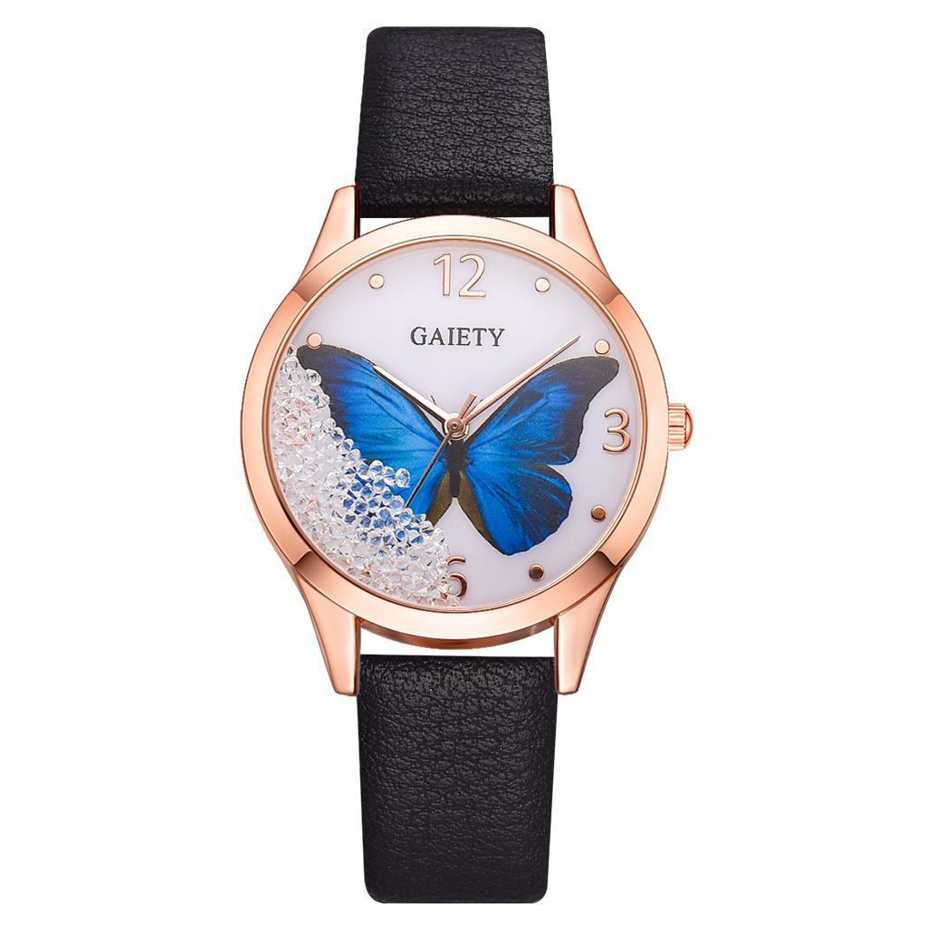 Fashionable Quartz Watch: Stunning Rhinestone Butterfly for Any Occasion
