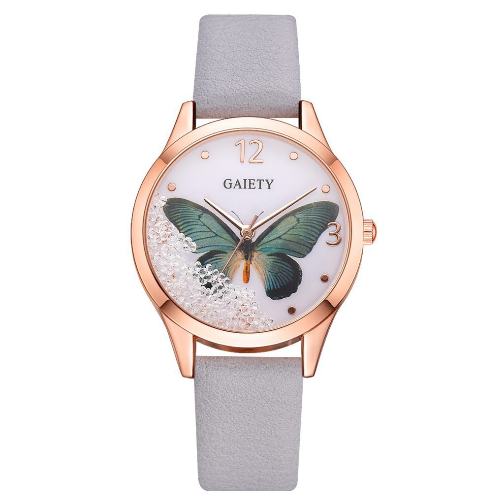 Fashionable Quartz Watch: Stunning Rhinestone Butterfly for Any Occasion