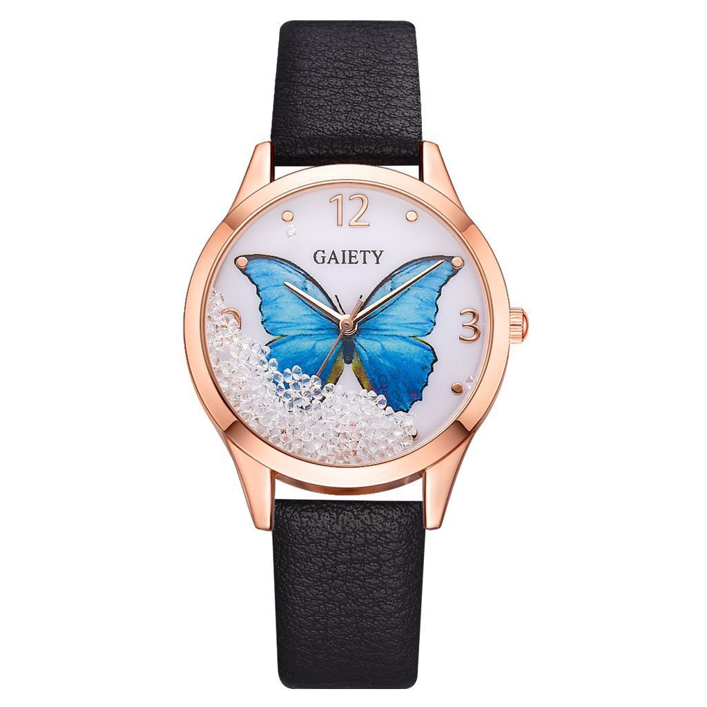 Fashionable Quartz Watch: Stunning Rhinestone Butterfly for Any Occasion
