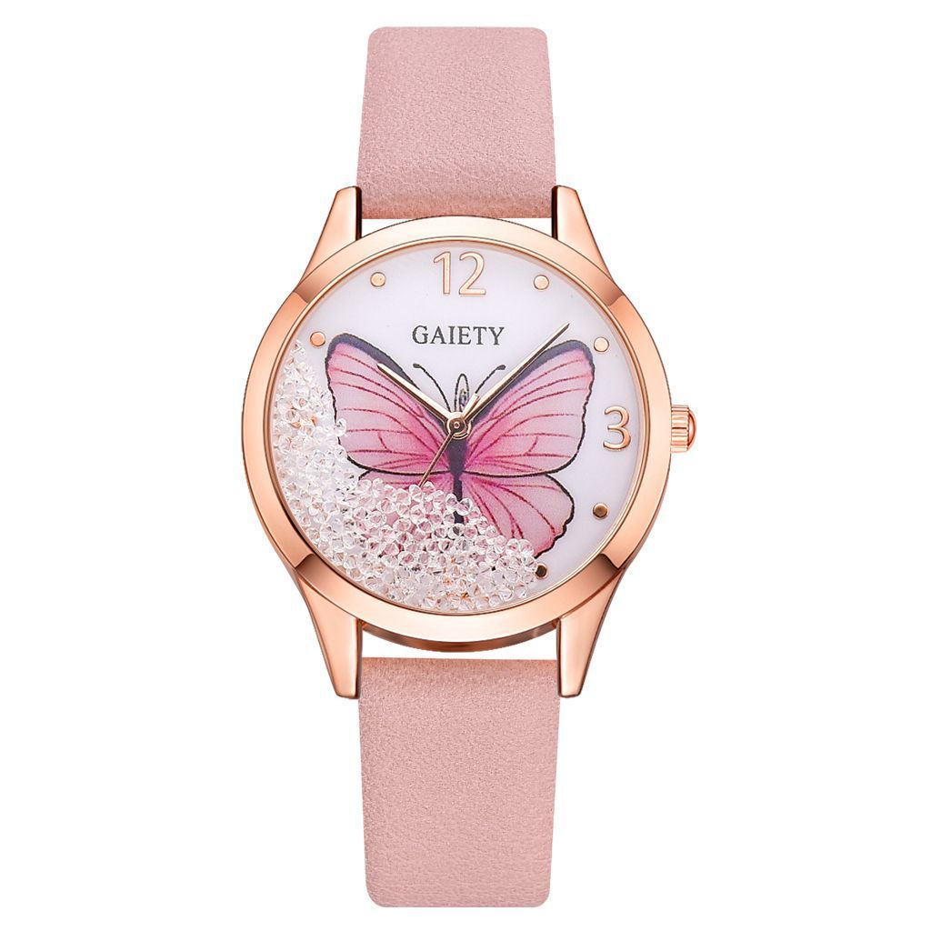 Fashionable Quartz Watch: Stunning Rhinestone Butterfly for Any Occasion