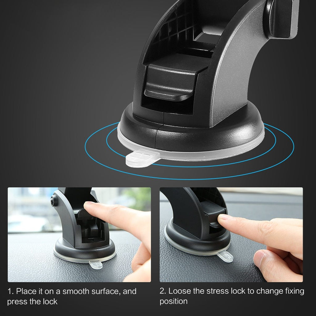 360° Car Phone Holder: Keep Your Hands on the Wheel!