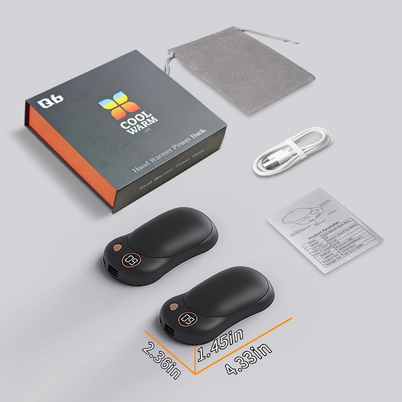 Compact 2-in-1 Hand Warmer & Charger: Your Essential Winter Companion
