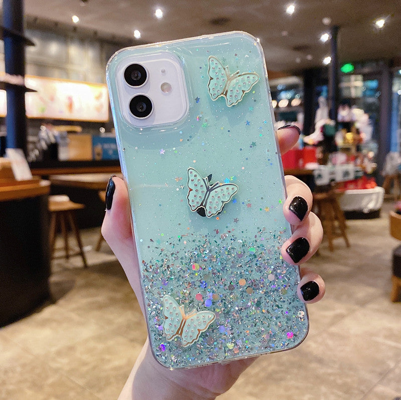 Sparkling Butterfly Case: Shimmering Protection for Your Phone
