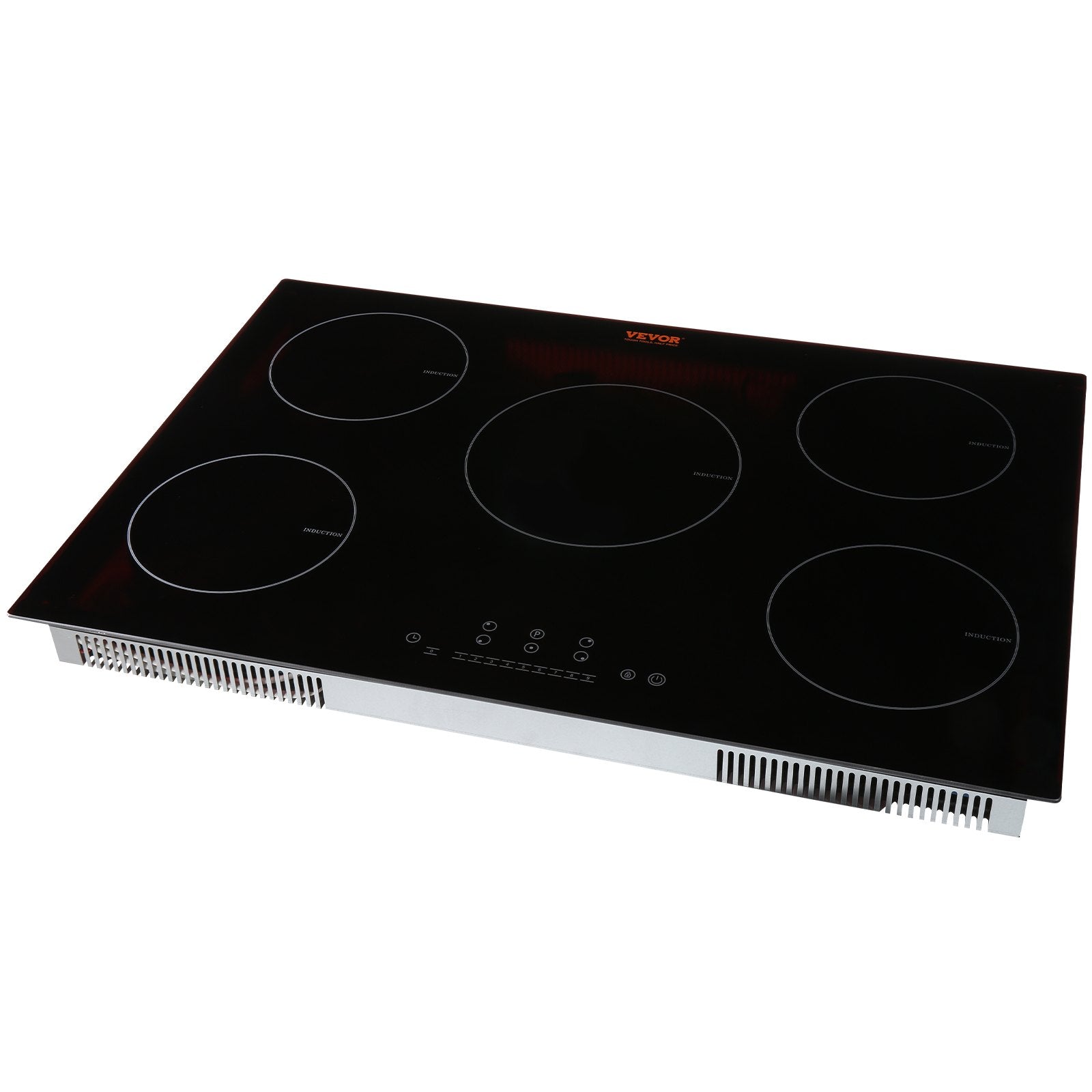 5-Burner Induction Cooktop: 30-Inch Electric Stove with Advanced Safety Features