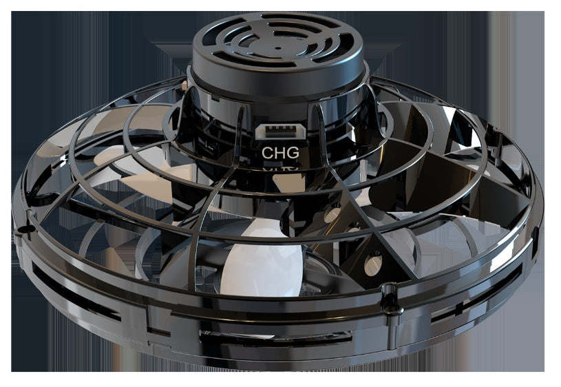 RGB Light Gyro: Compact Interactive Flying Toy for All Ages