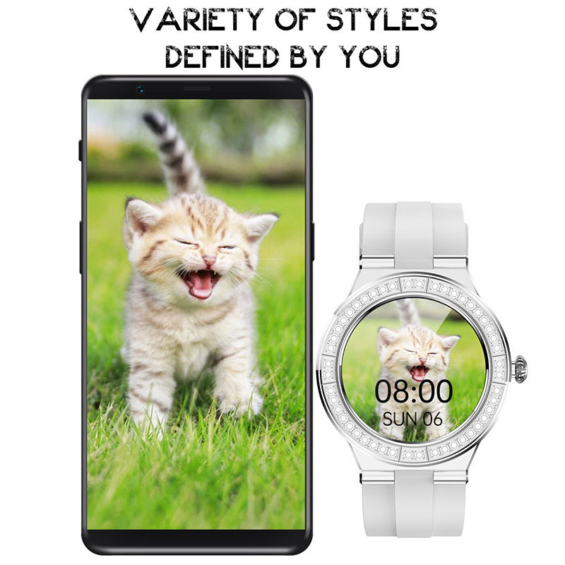 Stylish Fitness Tracker: Women's Smart Watch with Bluetooth and Pedometer Features