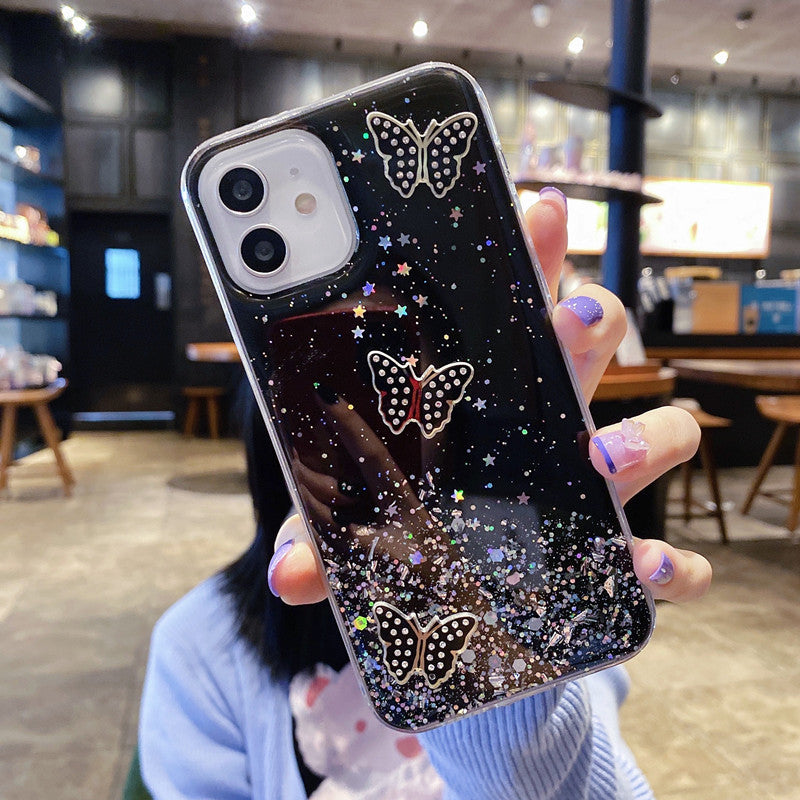 Sparkling Butterfly Case: Shimmering Protection for Your Phone