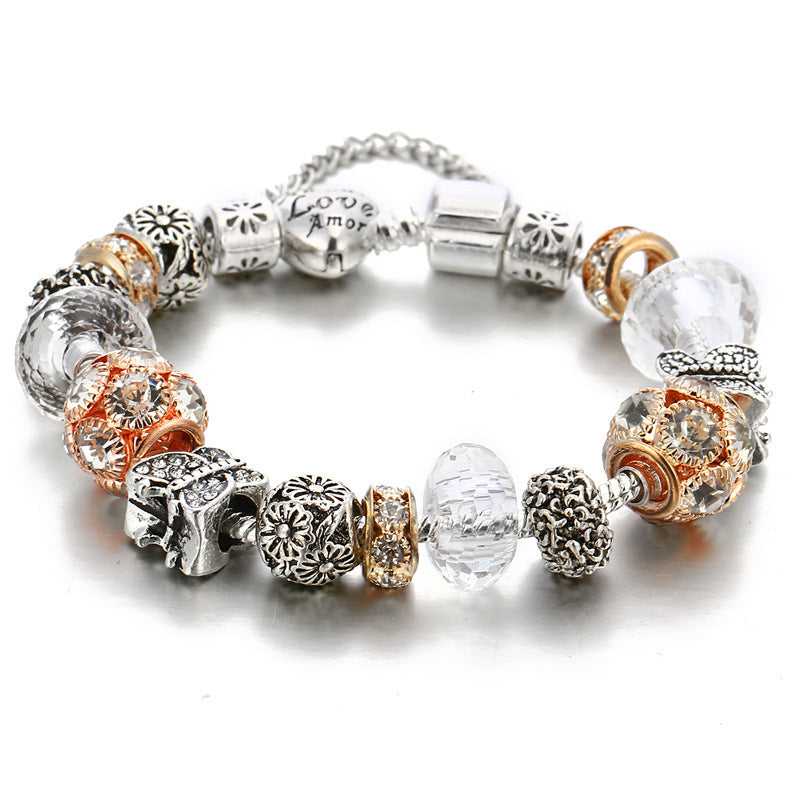 Charming Garden Elegance: Handmade Butterfly Jewelry Bracelet