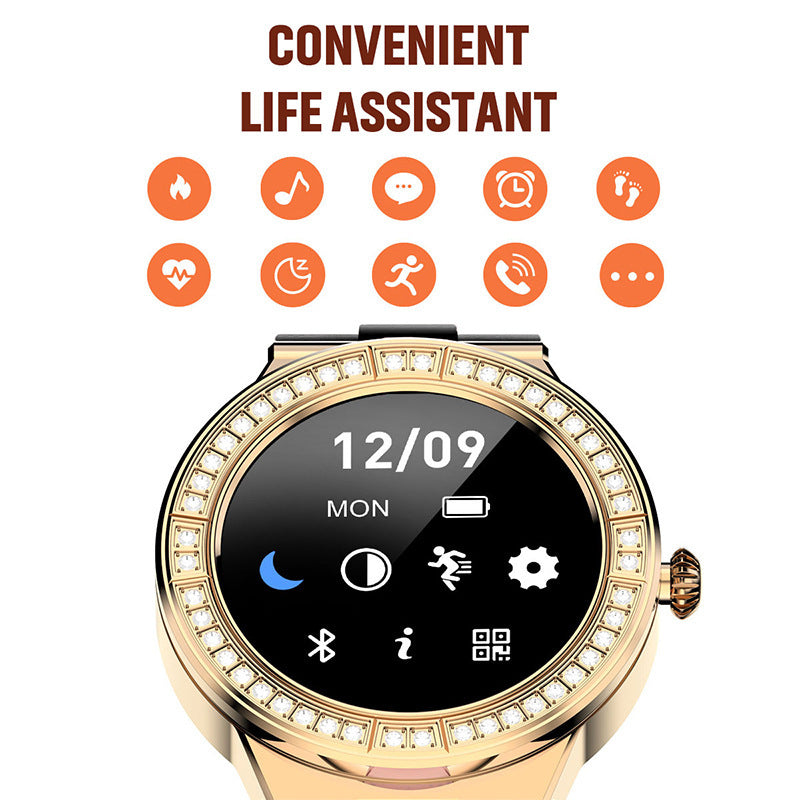 Stylish Fitness Tracker: Women's Smart Watch with Bluetooth and Pedometer Features