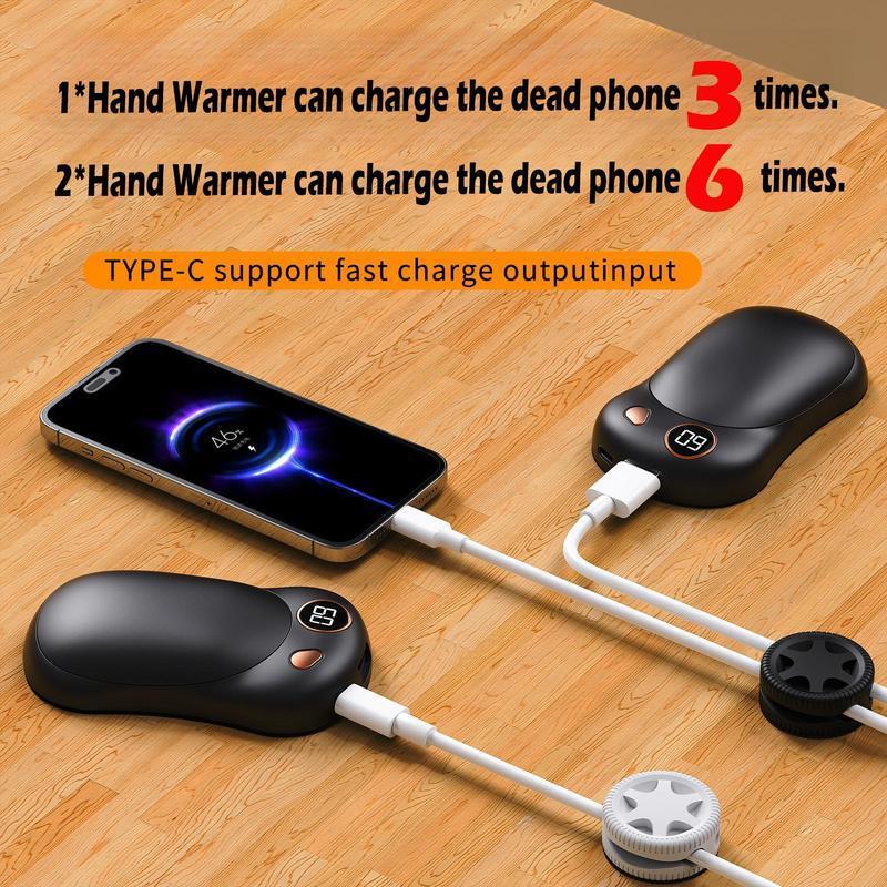 Compact 2-in-1 Hand Warmer & Charger: Your Essential Winter Companion