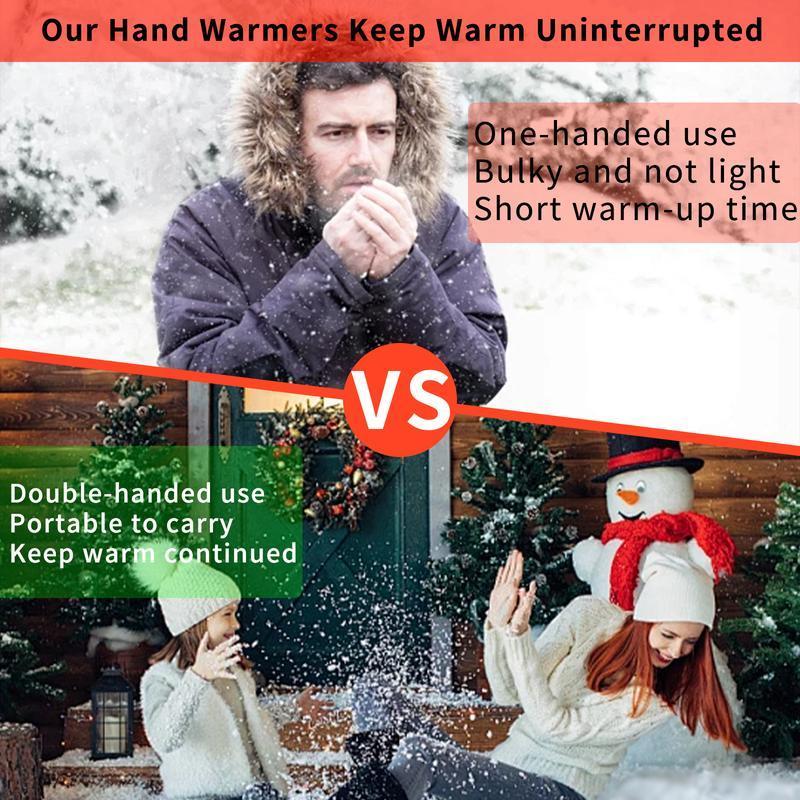 Compact 2-in-1 Hand Warmer & Charger: Your Essential Winter Companion