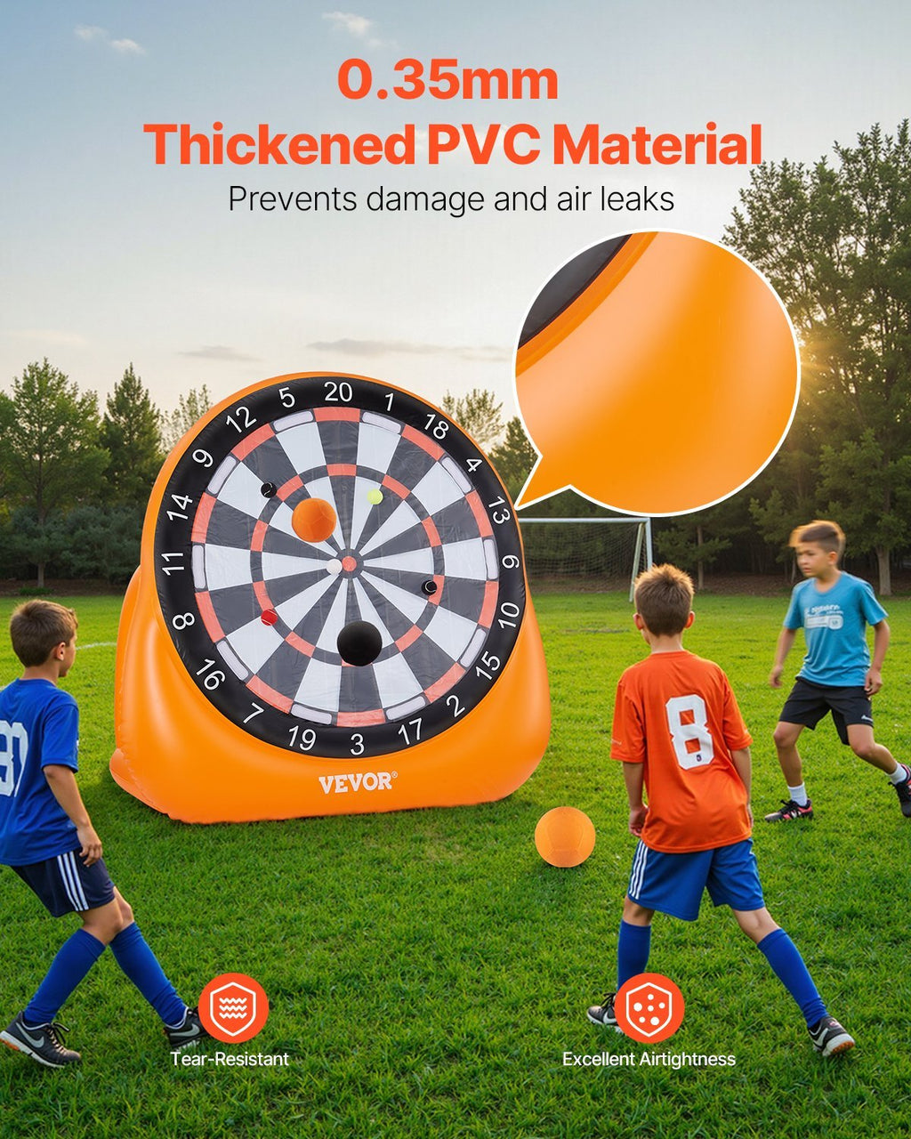Interactive Play Experience: Giant Soccer Dart Game for Kids