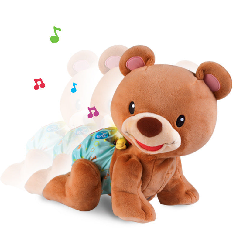 Baby's First Crawl Companion: Interactive Boo Bear Toy