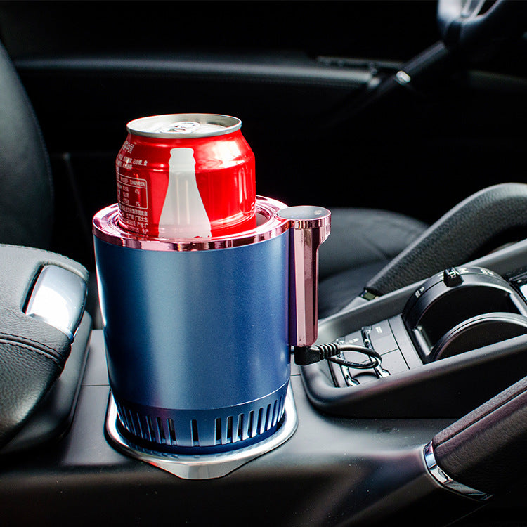 Smart Car Beverage Companion: Dual Heating & Cooling Solution for Your Travels