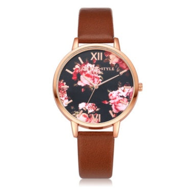 Elegant Rose Gold Watch: Fashionable Quartz Timepiece with Heart Design for Women