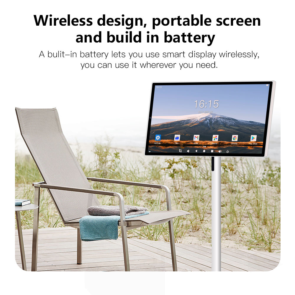 24-Inch Touch Screen Smart TV: Portable Entertainment with 8-Core Performance