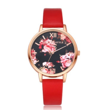 Elegant Rose Gold Watch: Fashionable Quartz Timepiece with Heart Design for Women