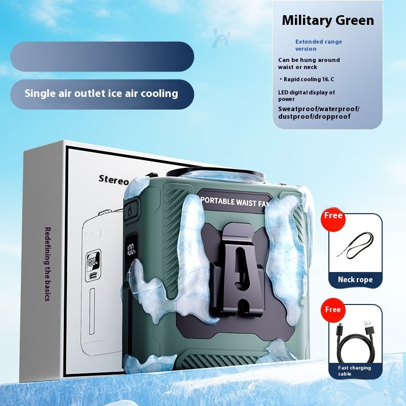 Waist-Mounted Cooling Fan: Stay Fresh on the Move