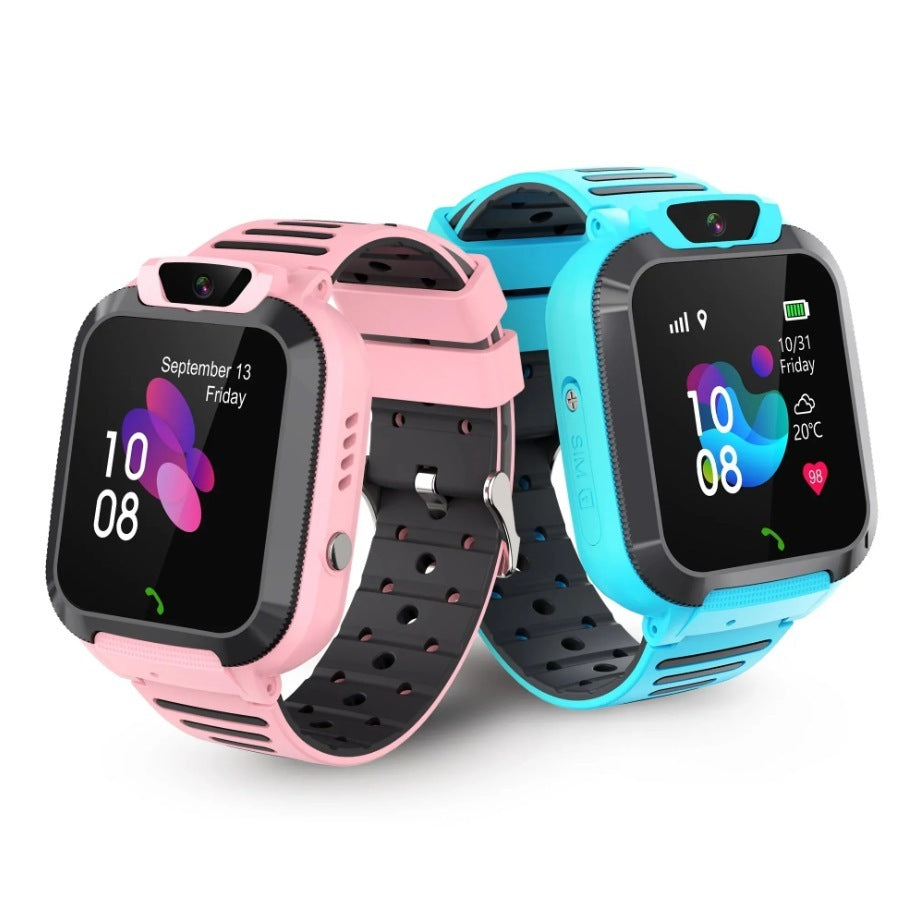 Durable SOS Tracker Watch: Waterproof Design with Camera for Kids' Safety and Connection