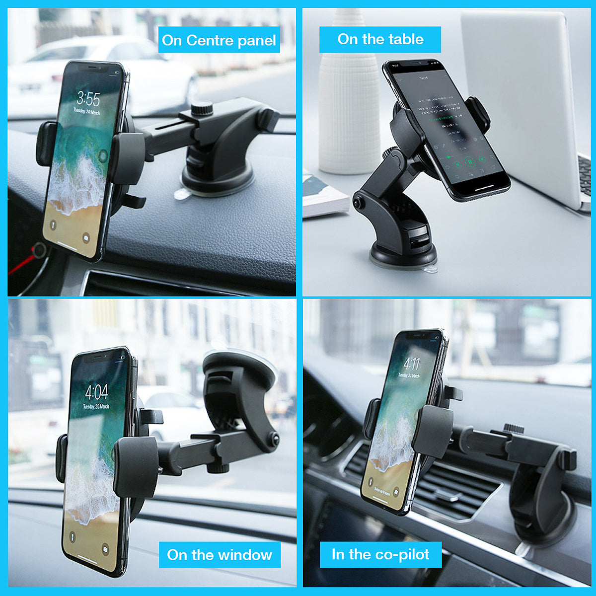 360° Car Phone Holder: Keep Your Hands on the Wheel!