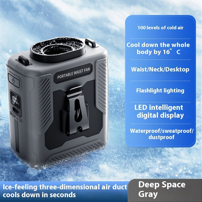 Waist-Mounted Cooling Fan: Stay Fresh on the Move