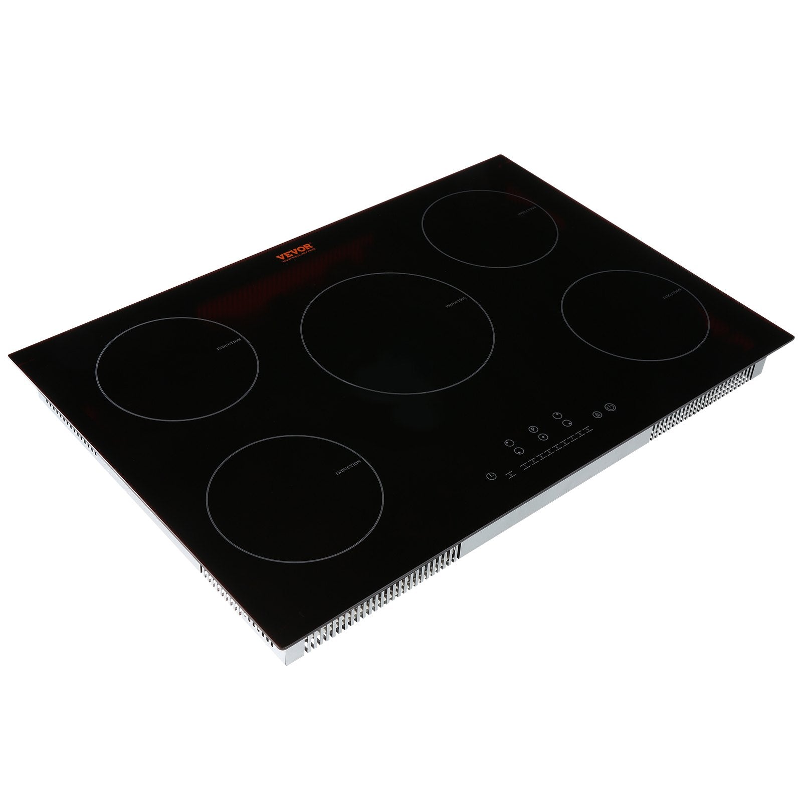5-Burner Induction Cooktop: 30-Inch Electric Stove with Advanced Safety Features