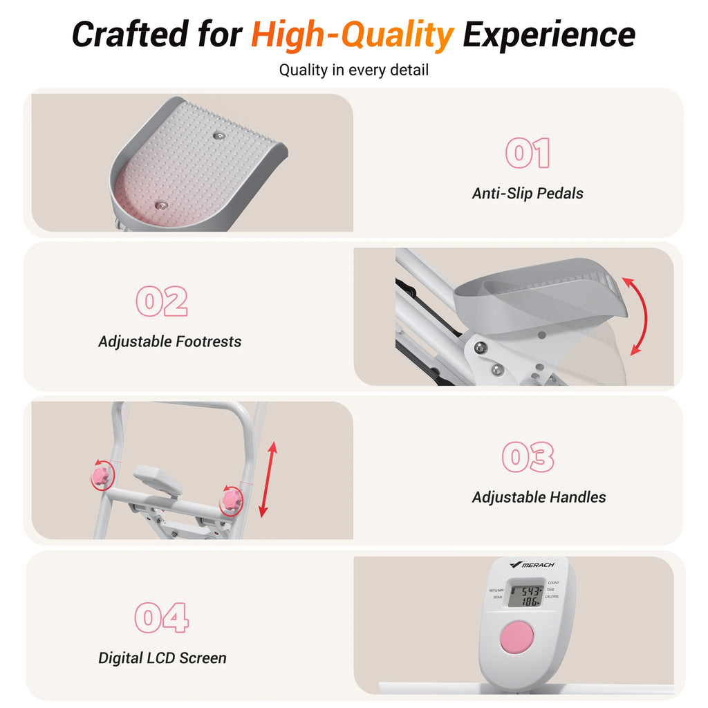 Compact Cardio Climber: Achieve Full-Body Fitness at Home