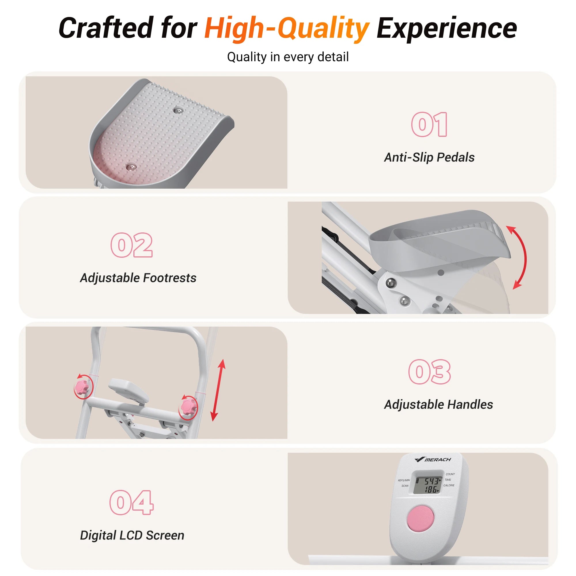 Compact Cardio Climber: Achieve Full-Body Fitness at Home