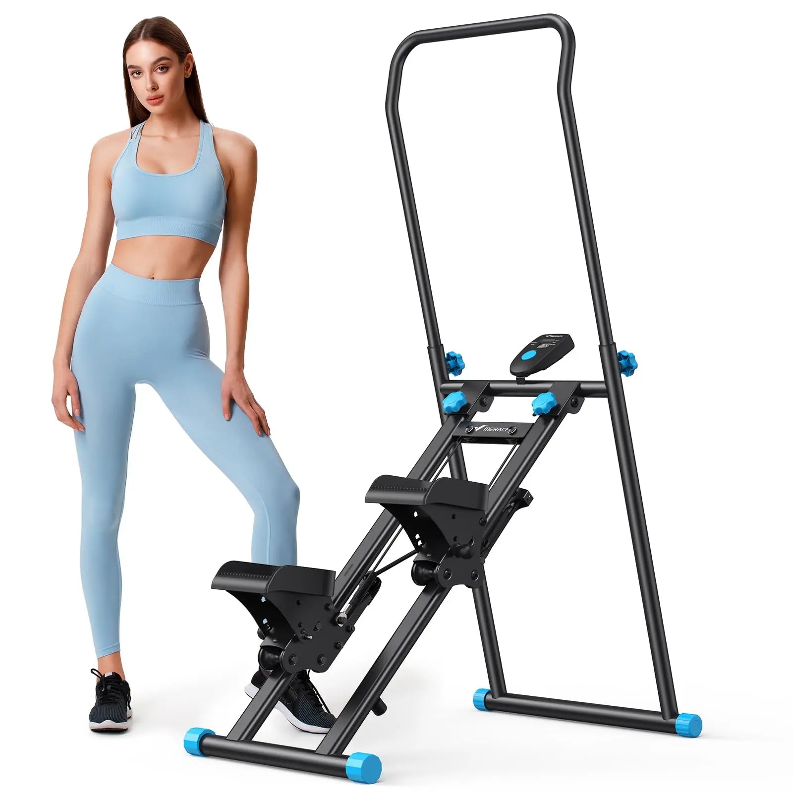 Compact Cardio Climber: Achieve Full-Body Fitness at Home