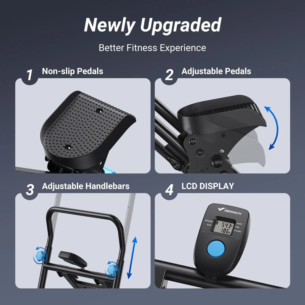 Compact Cardio Climber: Achieve Full-Body Fitness at Home