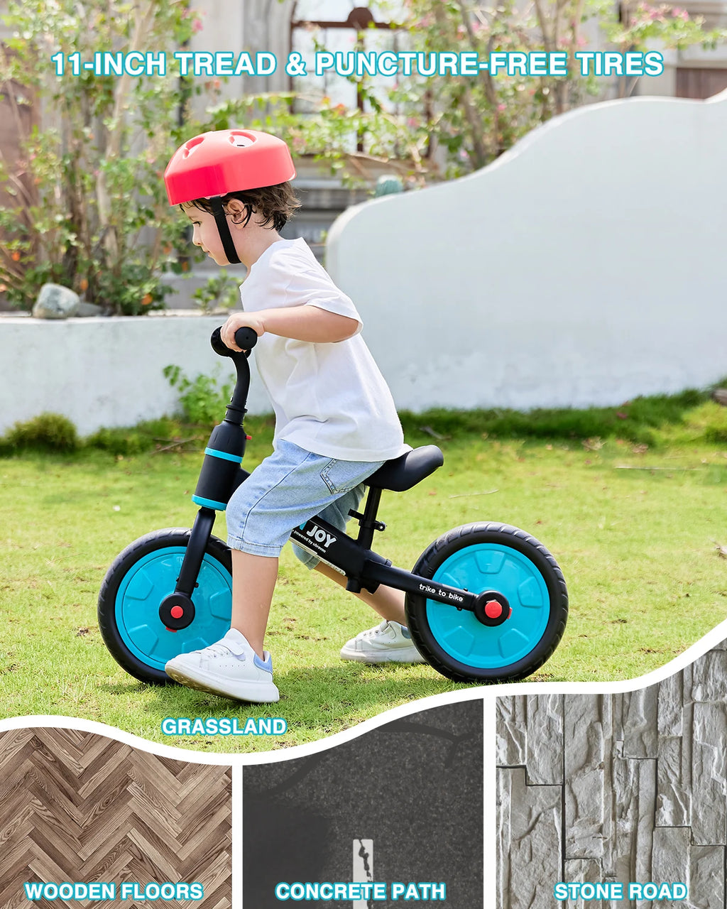 Adjustable Kids Balance Bike: Ideal for Ages 2-4, Easy Assembly