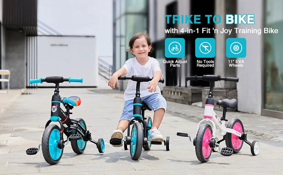 Adjustable Kids Balance Bike: Ideal for Ages 2-4, Easy Assembly