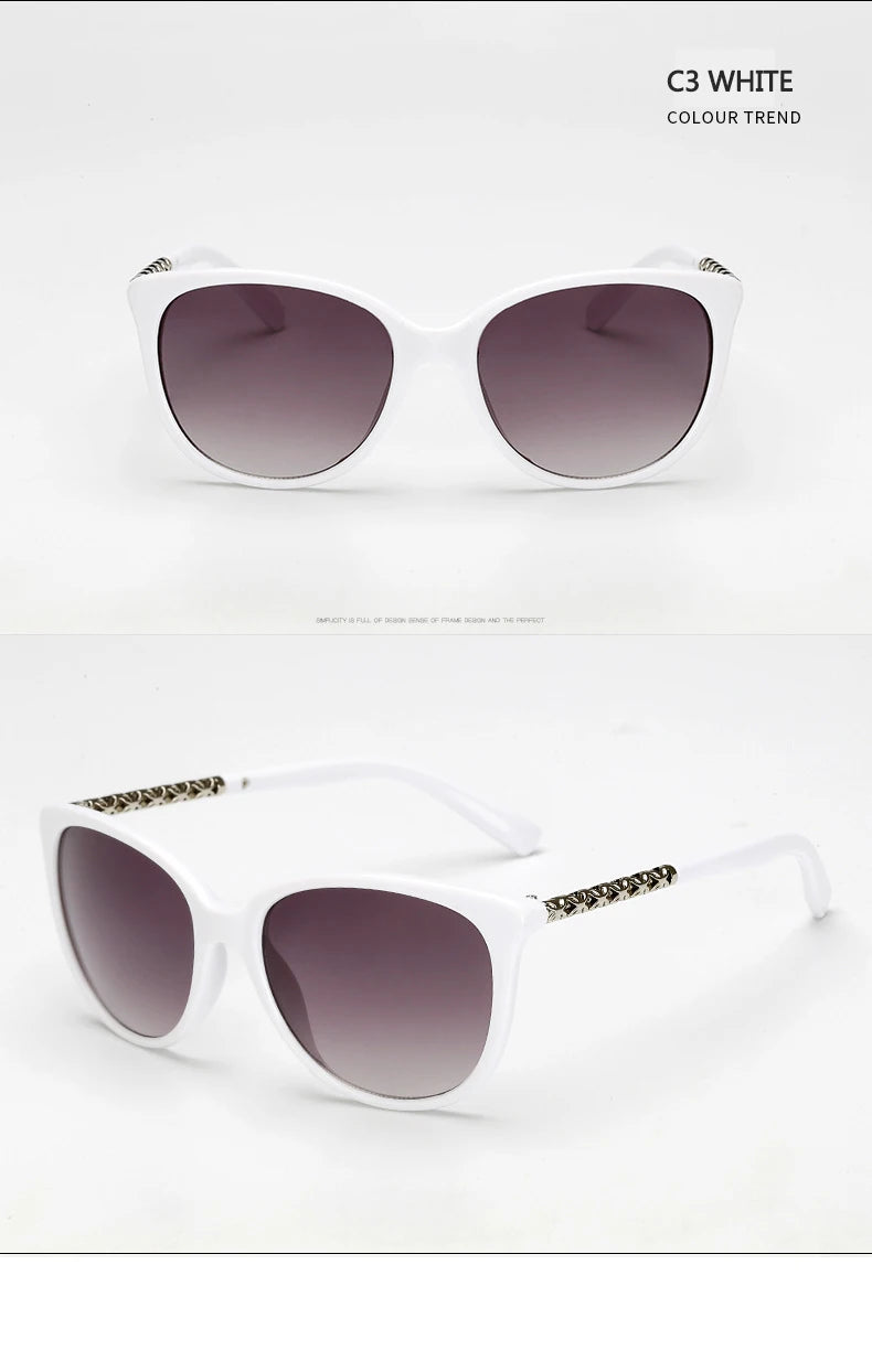 Oversized Luxury Sunglasses: Vintage Style with UV Protection