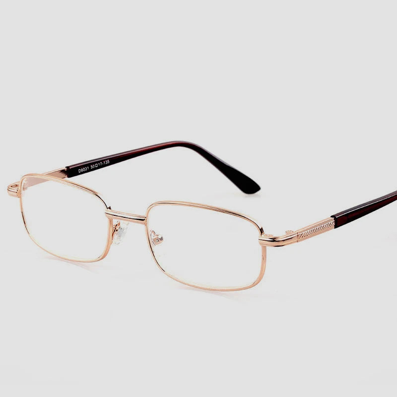 Versatile Reading Glasses: Metal Design with Strengths from +0.5 to +6.0