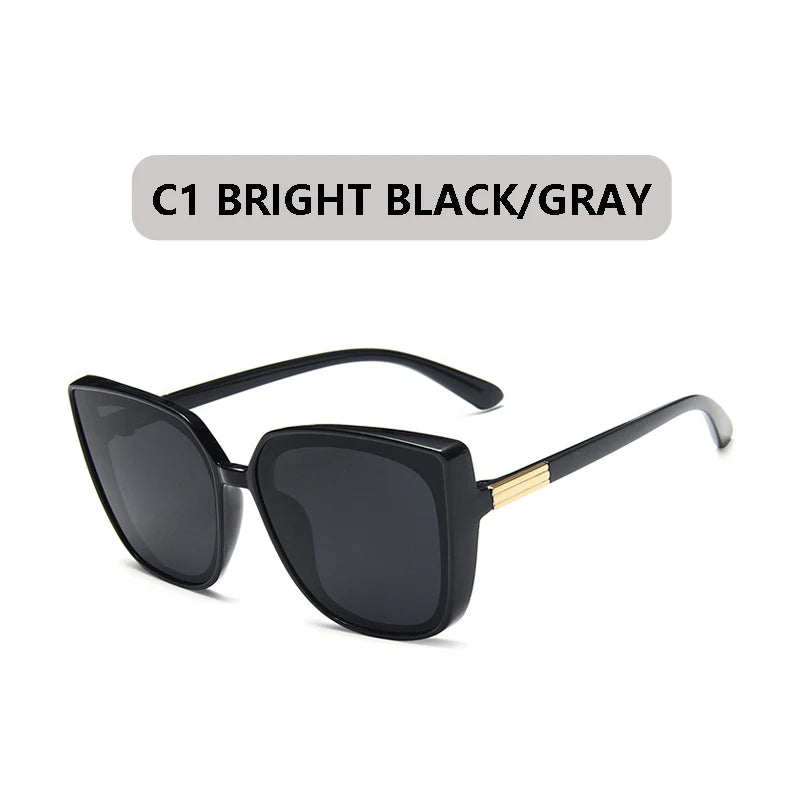 Chic Protection: UV400 Women’s Cat Eye Fashion Sunglasses