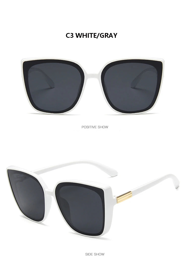 Chic Protection: UV400 Women’s Cat Eye Fashion Sunglasses