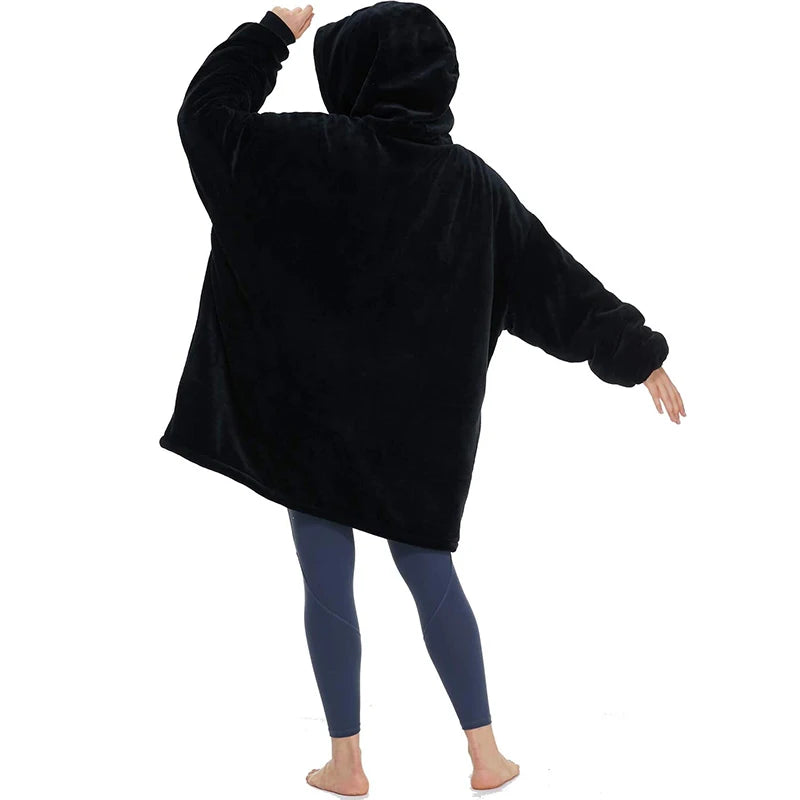 Plaid Fleece Blanket Hoodie: Ultimate Warmth and Style for Winter