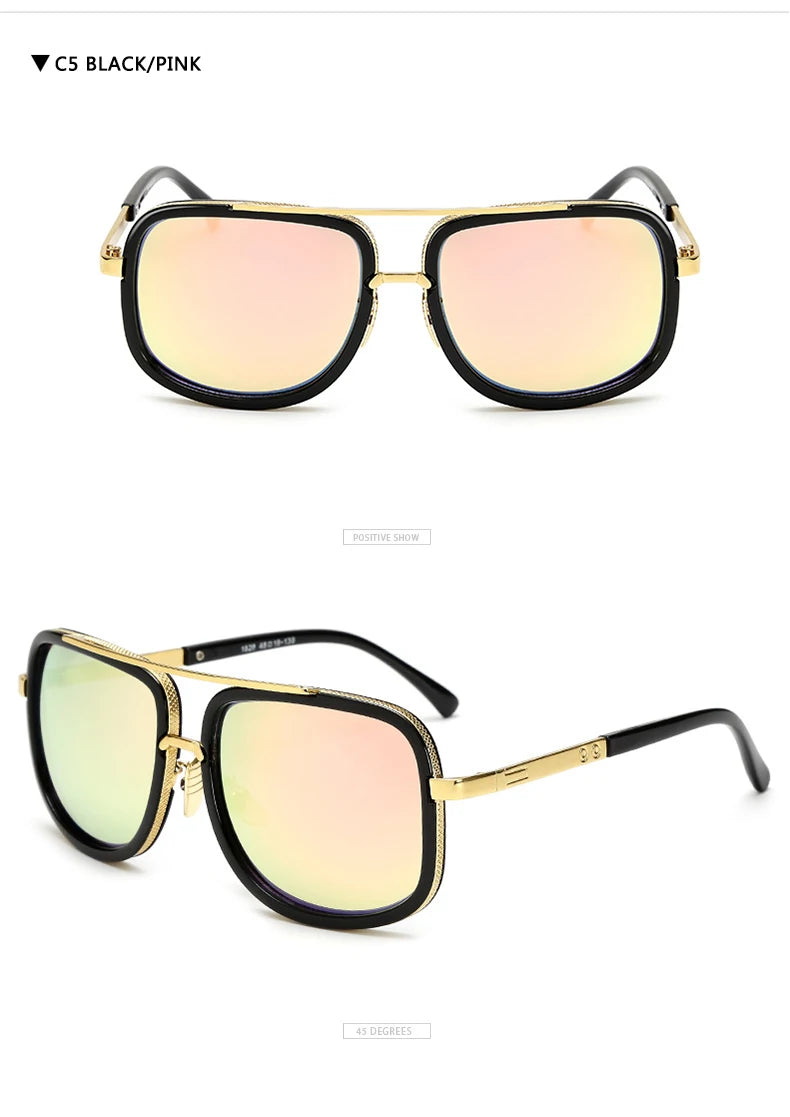 Bold Square Frame Sunglasses: Elevate Your Style with Retro Flair