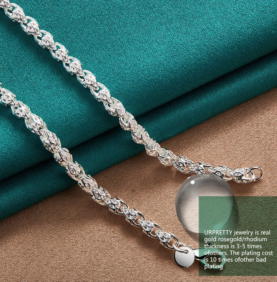 Timeless Accessory: Beaded Sterling Silver Necklace for Weddings and Parties