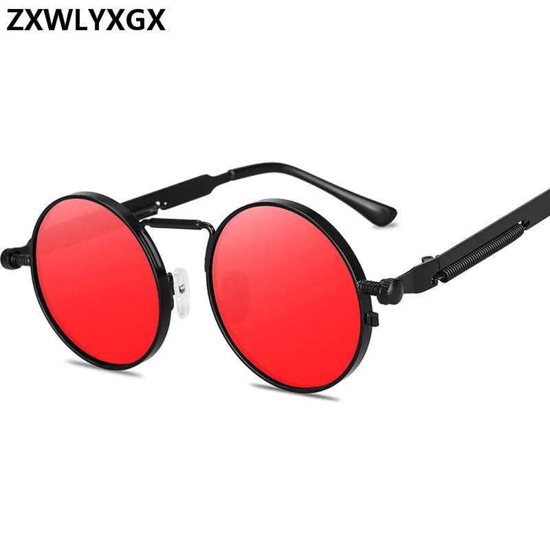 High-Quality Steampunk Sunglasses for Both Genders: Fashion Round Glasses