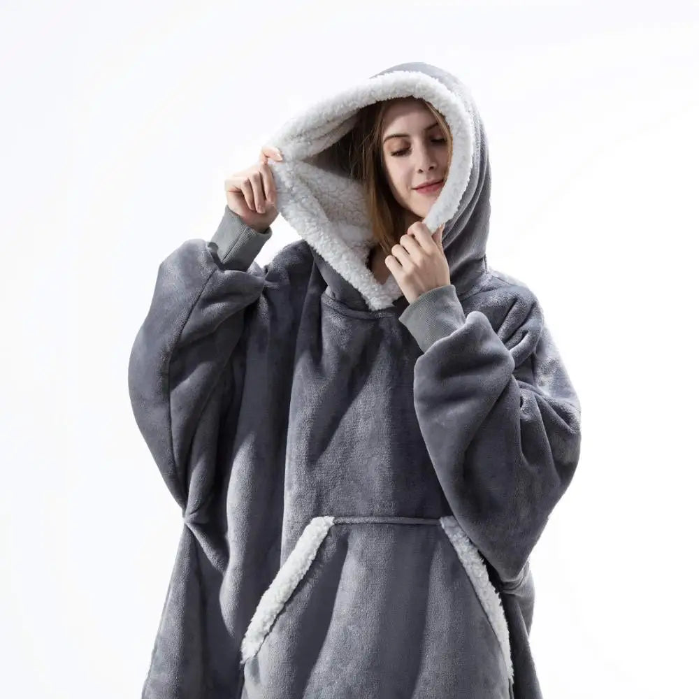 Plaid Fleece Blanket Hoodie: Ultimate Warmth and Style for Winter
