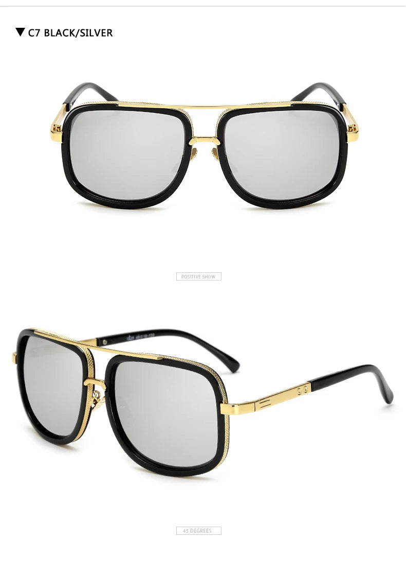 Bold Square Frame Sunglasses: Elevate Your Style with Retro Flair