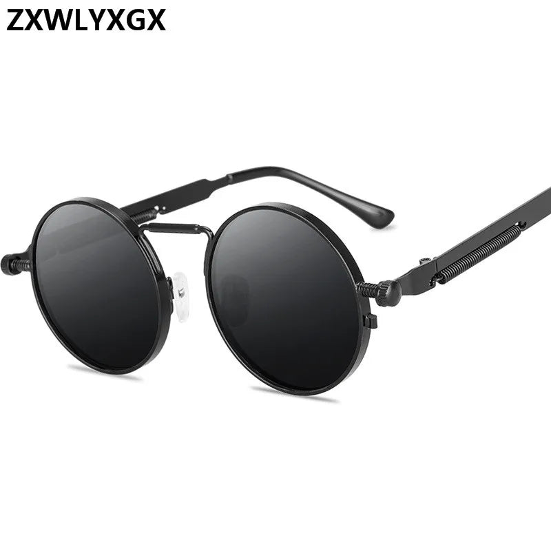 High-Quality Steampunk Sunglasses for Both Genders: Fashion Round Glasses