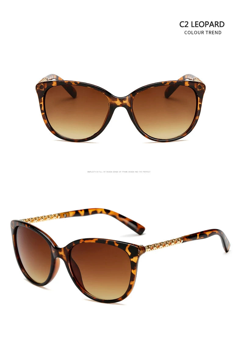 Oversized Luxury Sunglasses: Vintage Style with UV Protection