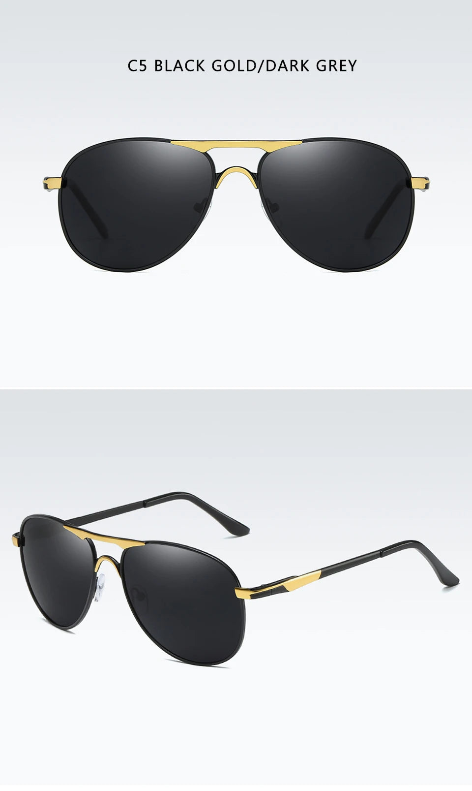 Men's Polarized Vintage Sunglasses: Stylish UV400 Protection for All