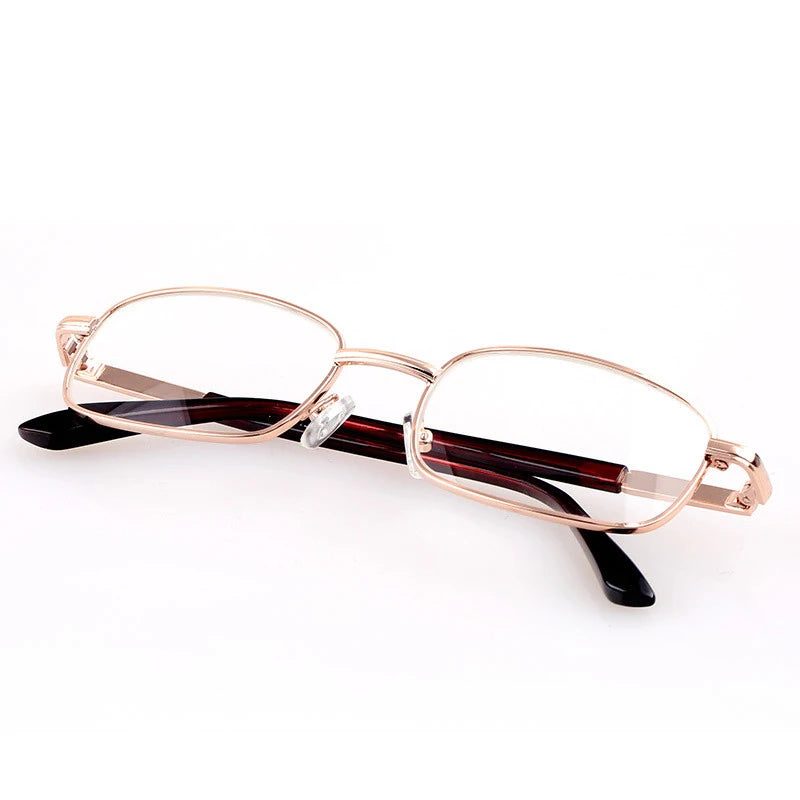 Versatile Reading Glasses: Metal Design with Strengths from +0.5 to +6.0