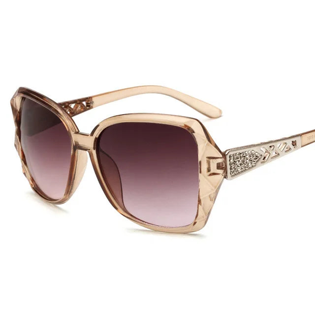 Fashion Square Sunglasses Women Luxury Brand Big Purple Sun Glasses Female Mirror Shades Ladies Oculos De Sol Feminino